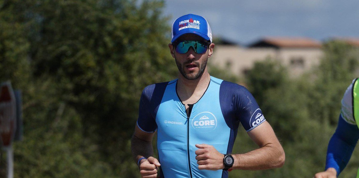athlete running Sundried ambassador activewear triathlon