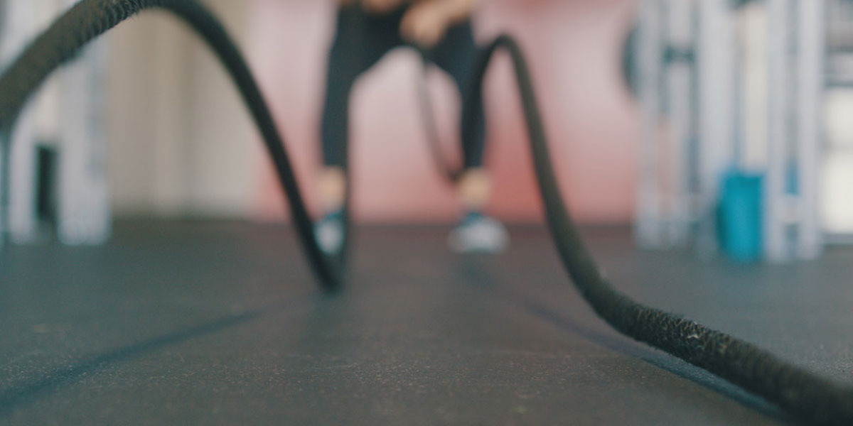 battling ropes workout gym strength