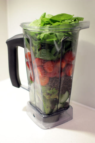 Strawberry Cucumber Avocado Smoothie