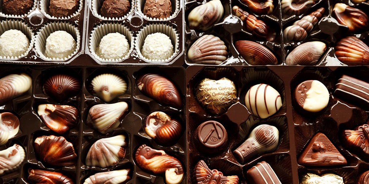 Box of chocolates Christmas indulgence boxing day