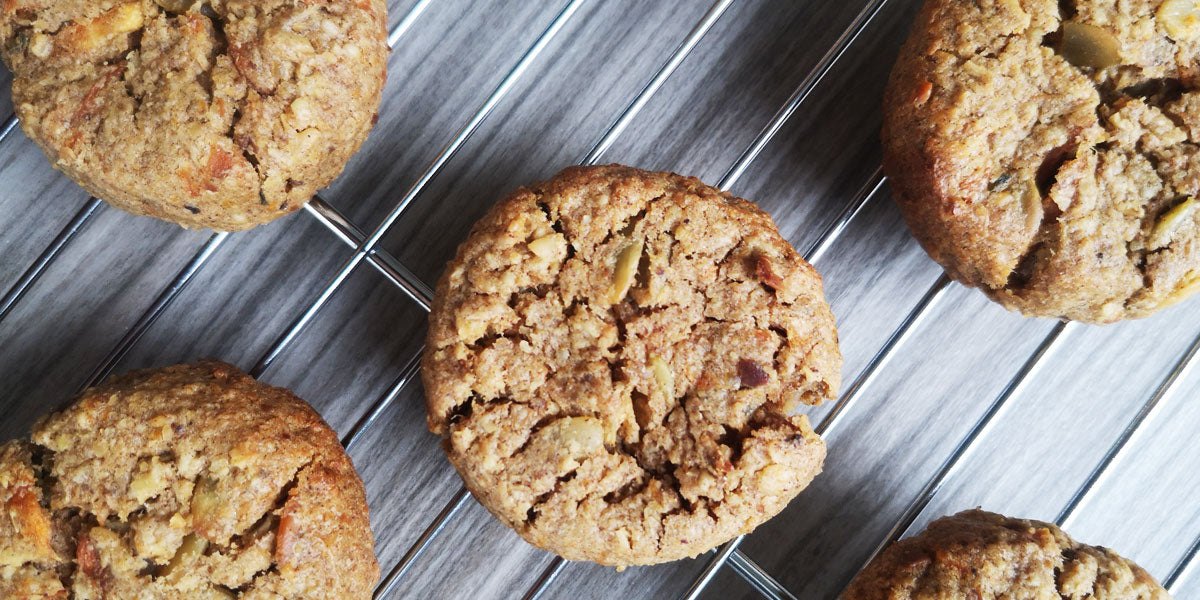 carrot cake cookies healthy gluten-free vegan