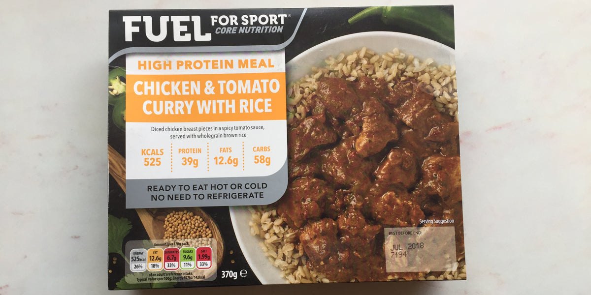 chicken and tomato curry high protein meal