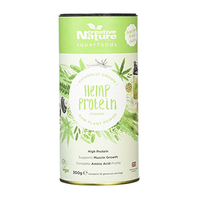 Creative Nature hemp protein vegan plant-based