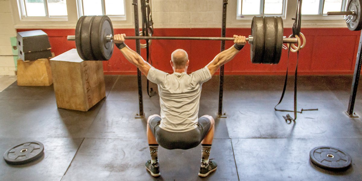 CrossFit overhead squat WOD workout