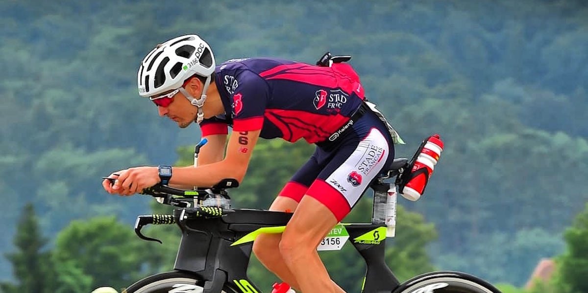 cyclist triathlon triathlete fitness