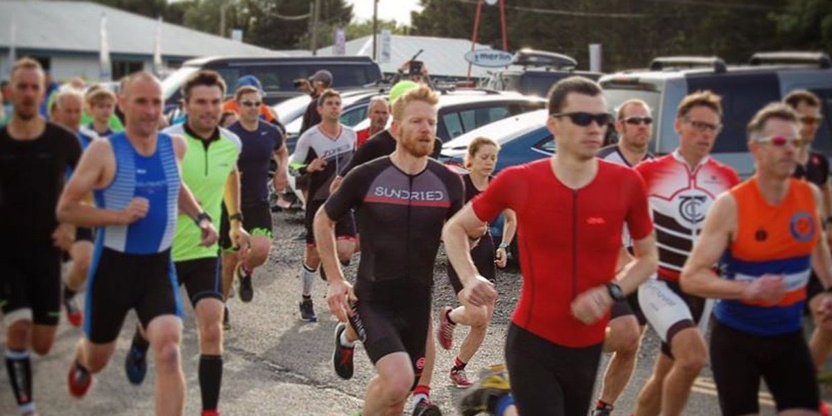 duathlon racing running cycling