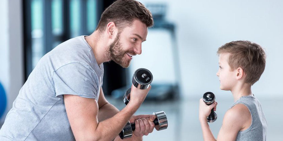 how to work out with a kid at home