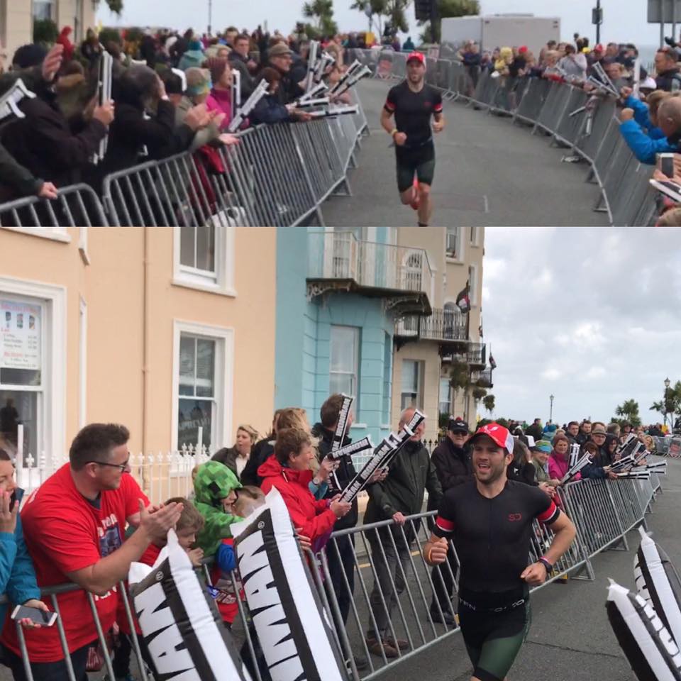 Ironman Finish Line Professional Triathlete