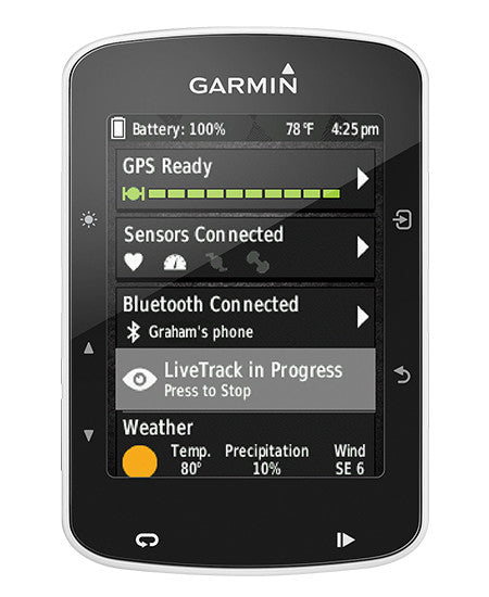 Garmin Edge Fitness Tracker Cycle Bike Computer