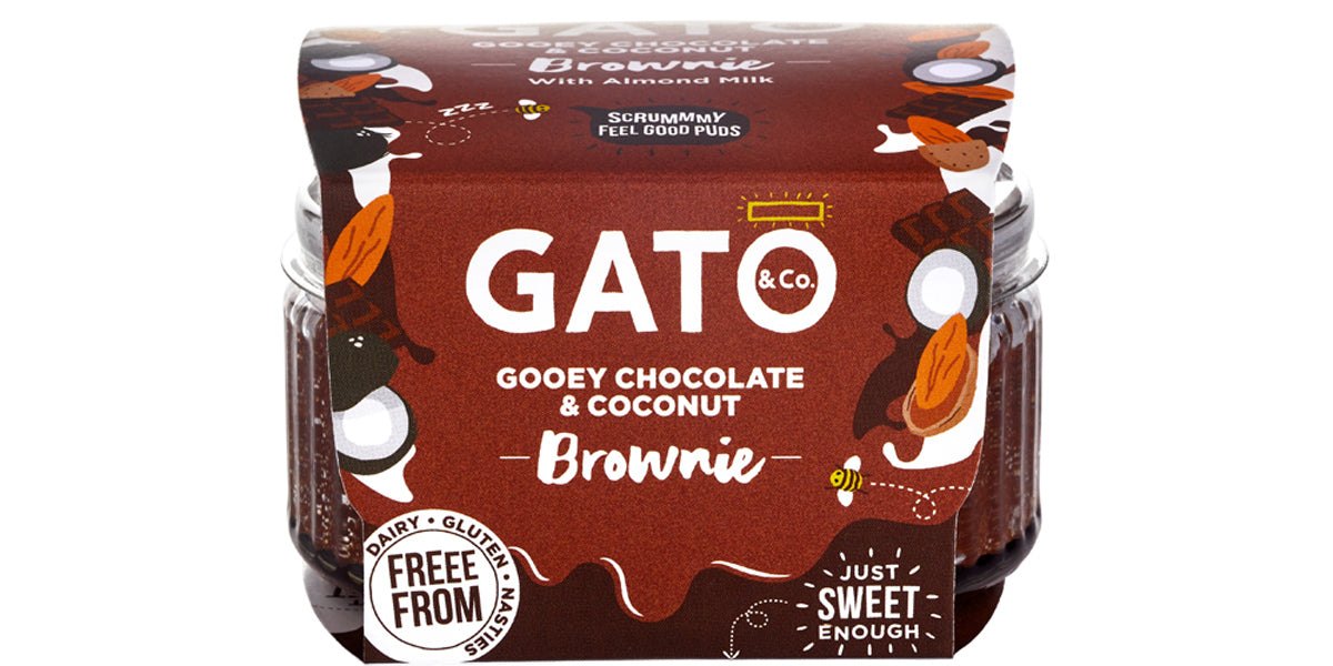 GATO healthy chocolate brownie healthy pudding review