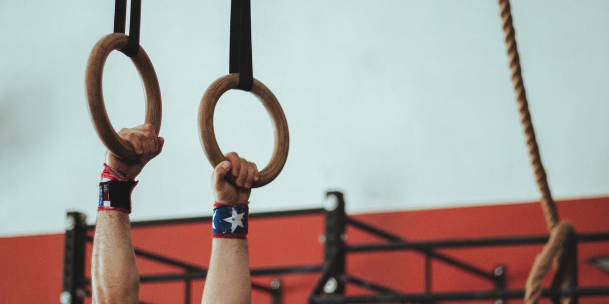 gym rings gymnastics CrossFit metcon workout fitness