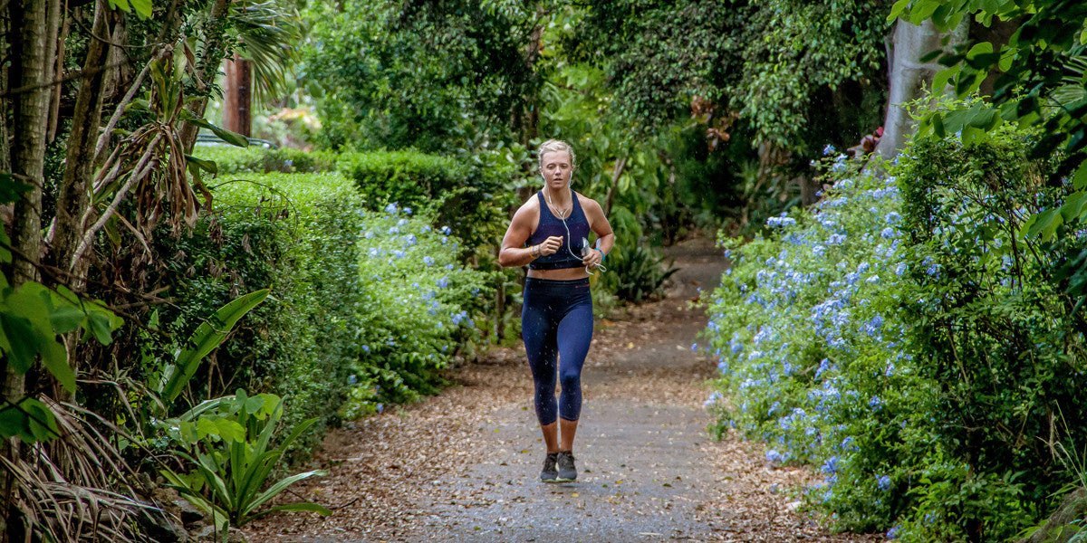 Tara McBride Running Hawaii CrossFit Raining Fit