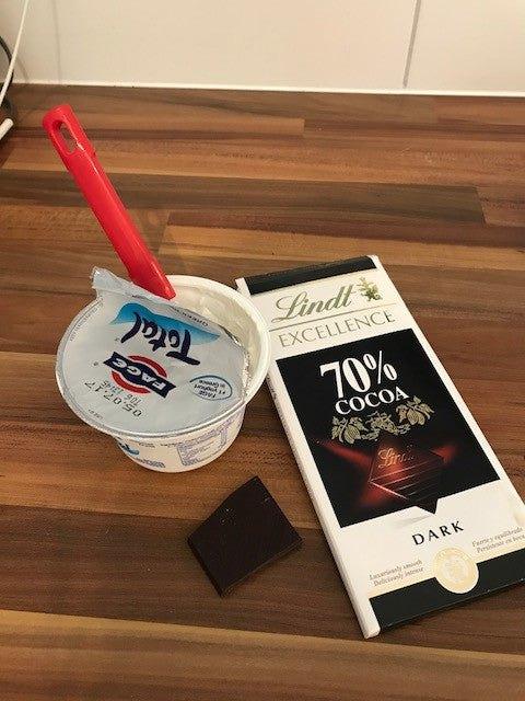 Chocolate Yogurt Tasty Snack