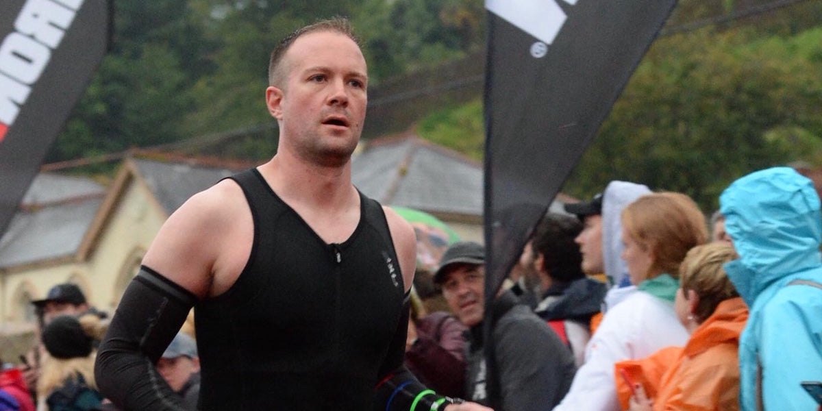 Ironman triathlon athlete