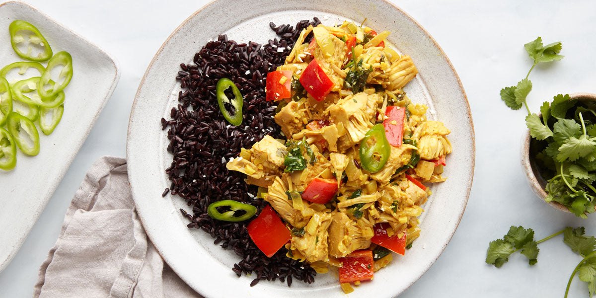 vegan jackfruit curry Veganuary recipe