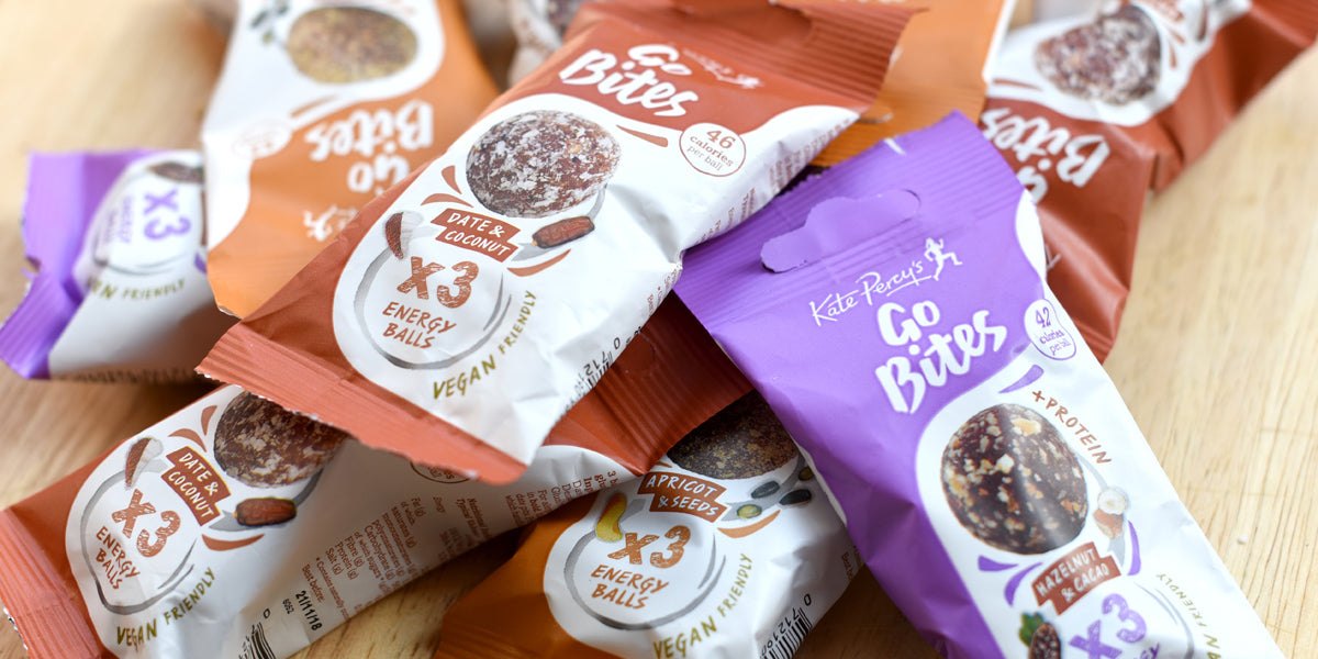 Kate Percy's go faster food go bites energy balls 