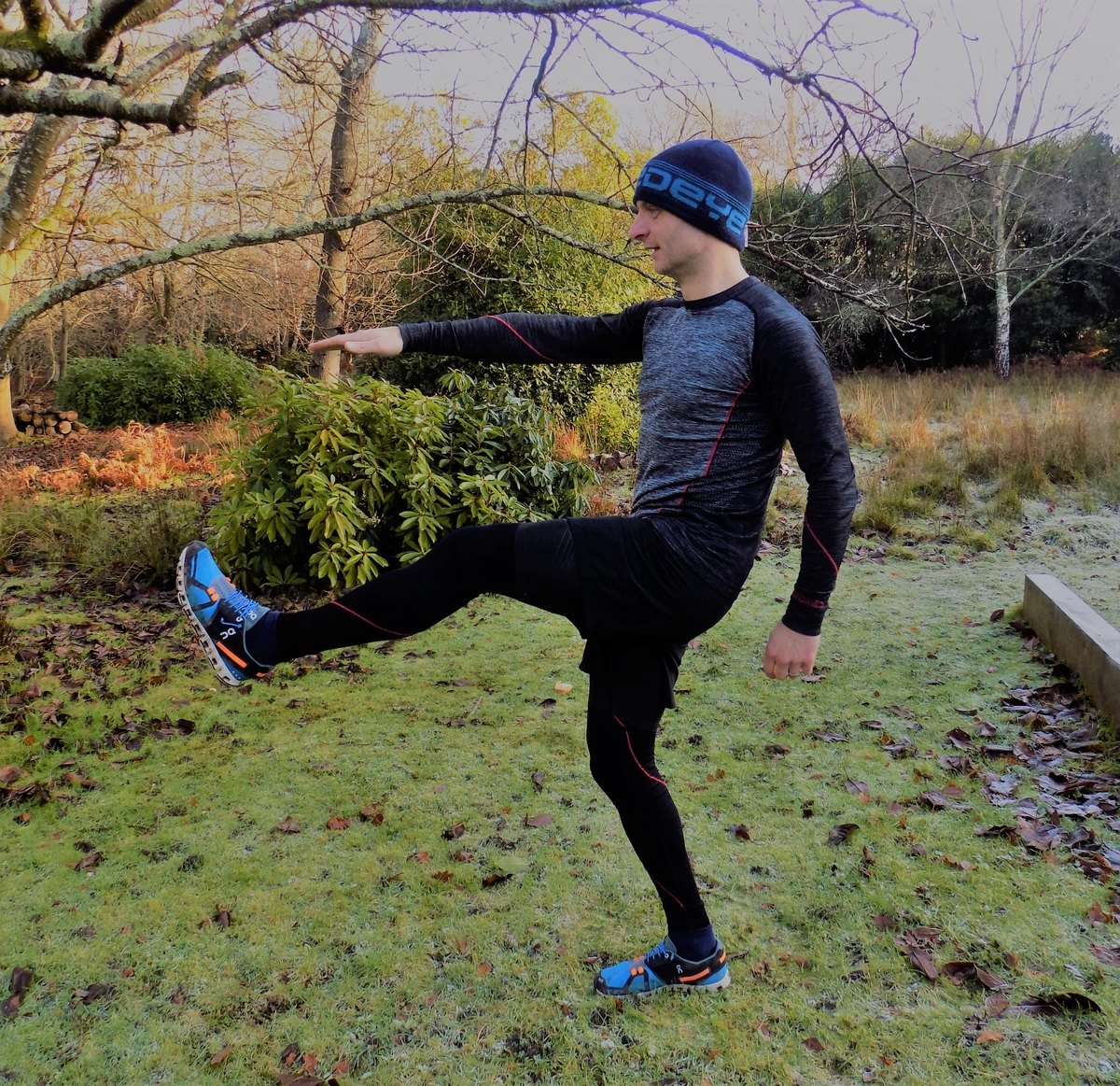 outdoor workout get fit triathlon training winter