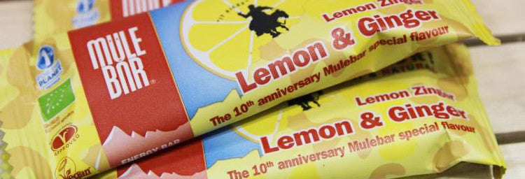 Lemon Zinger Ginger Mulebar Energy bars