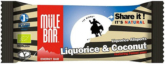 Liquorice Coconut Mulebar Energy Bar