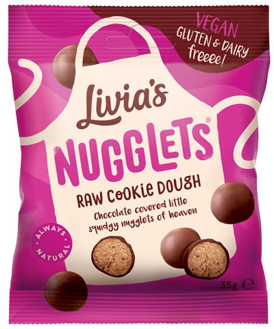 Livia's Cookie Dough Bites Nugglets Healthy Snack
