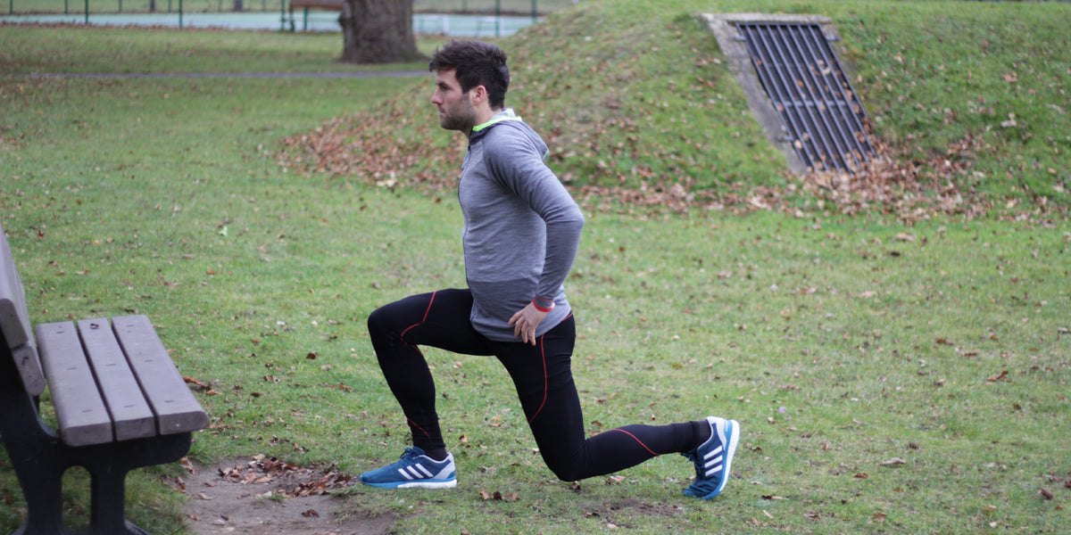lunge warm up workout stretch exercise