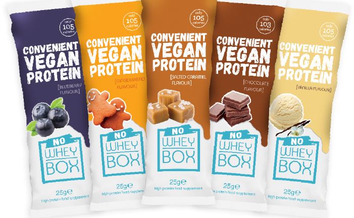 No Whey Box vegan protein powders