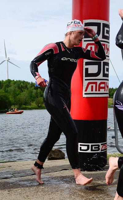 open water swim triathlon race