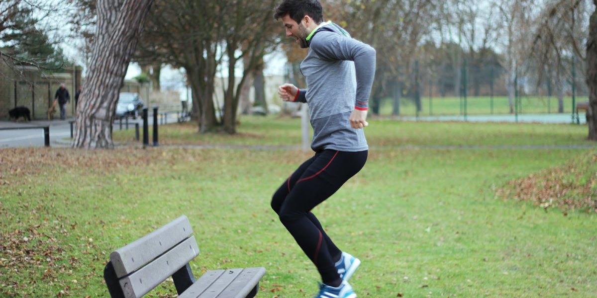 outdoor training jumping fitness workout sportswear