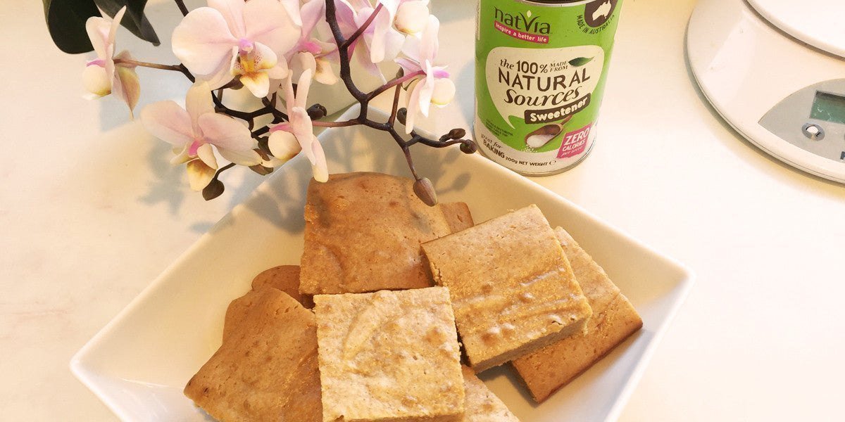 Spiced Paleo Blondies Recipe Sundried Natvia
