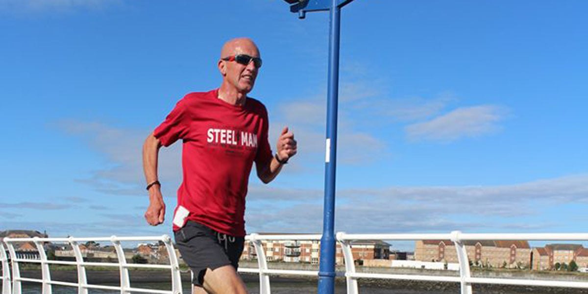 personal trainer running