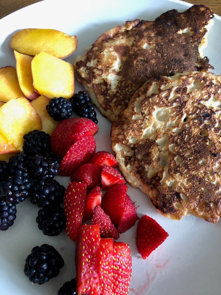 healthy protein pancakes banana