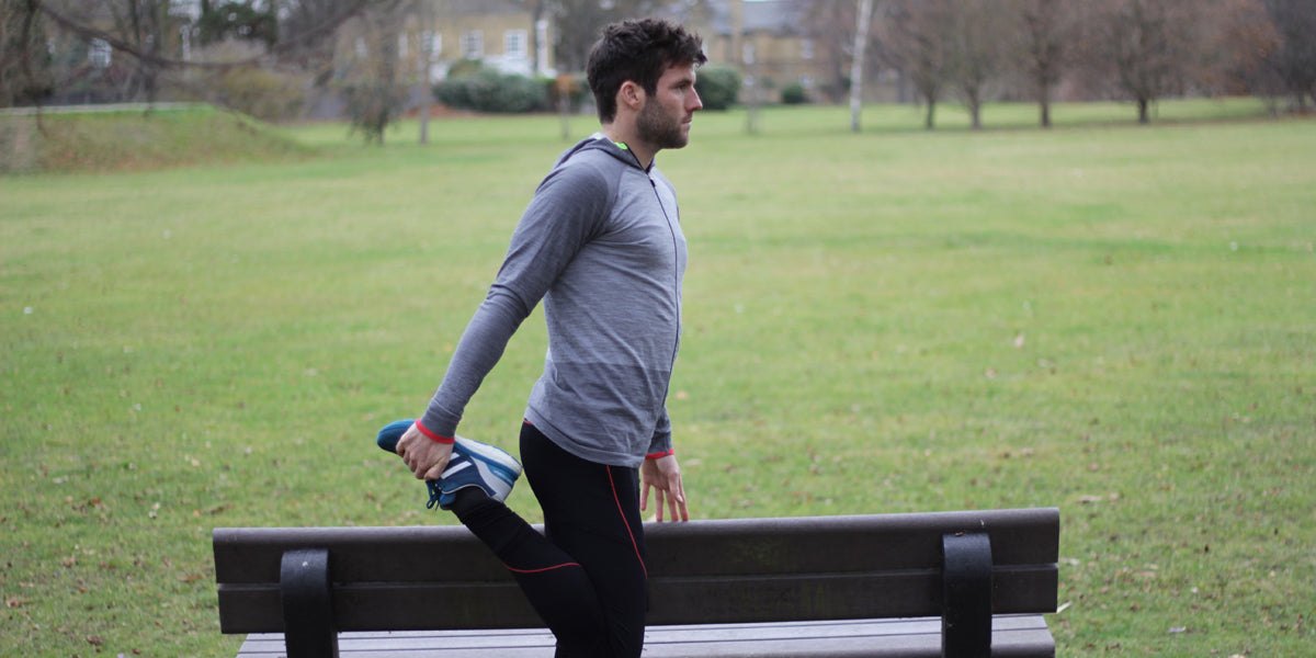 quad stretch warm up exercise workout running