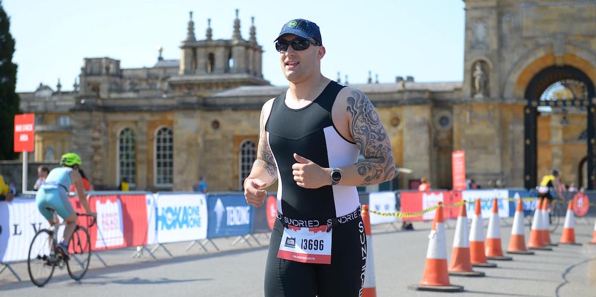 runner triathlete racing