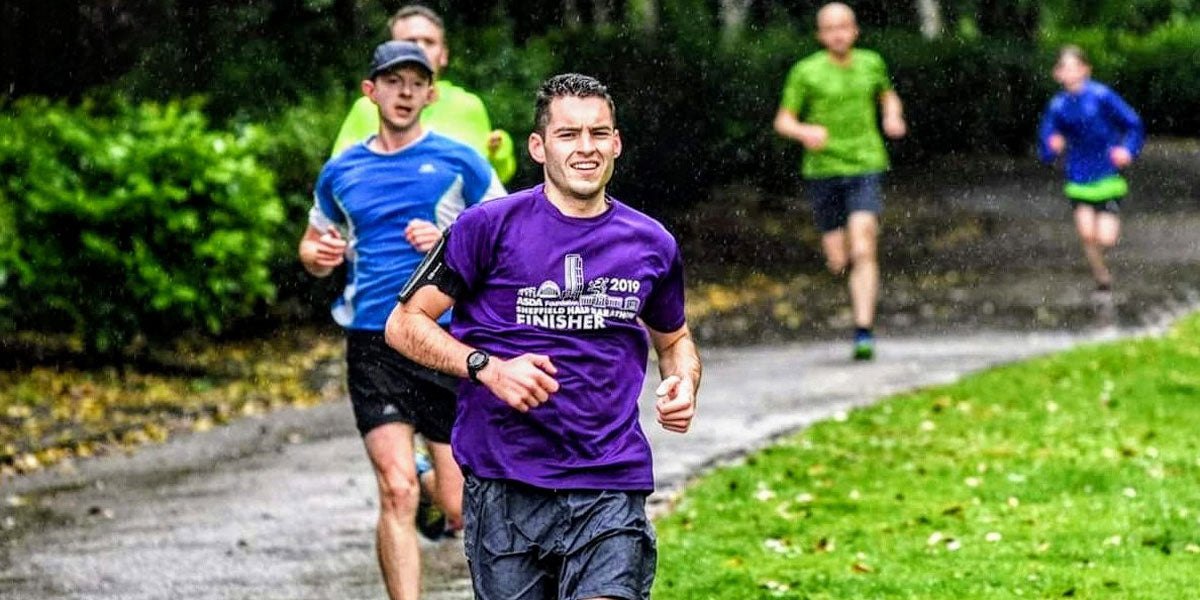 running half marathon