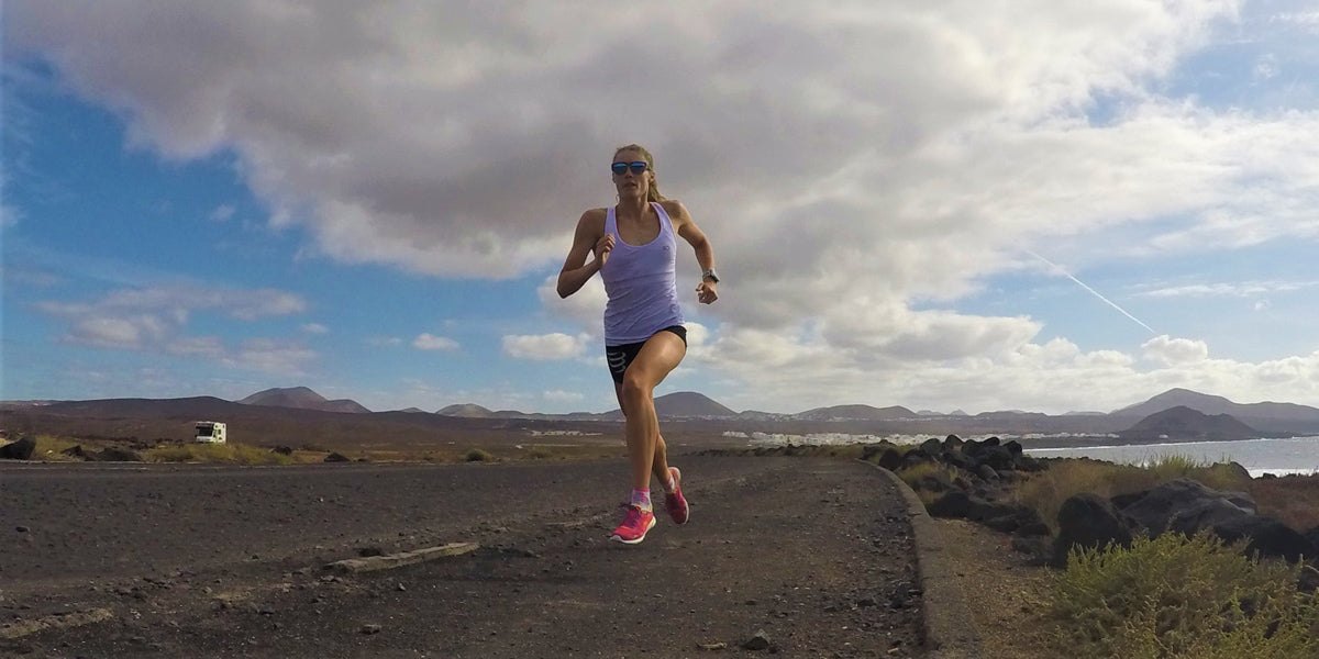 running lanzarote triathlete lucy charles Sundried