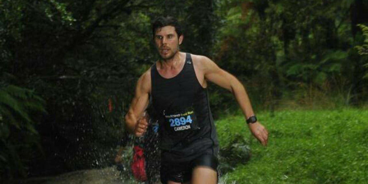 running triathlon male triathlete