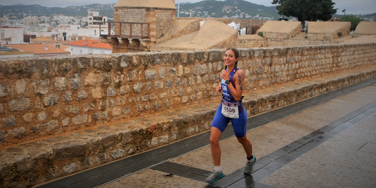 running triathlon racing Ironman
