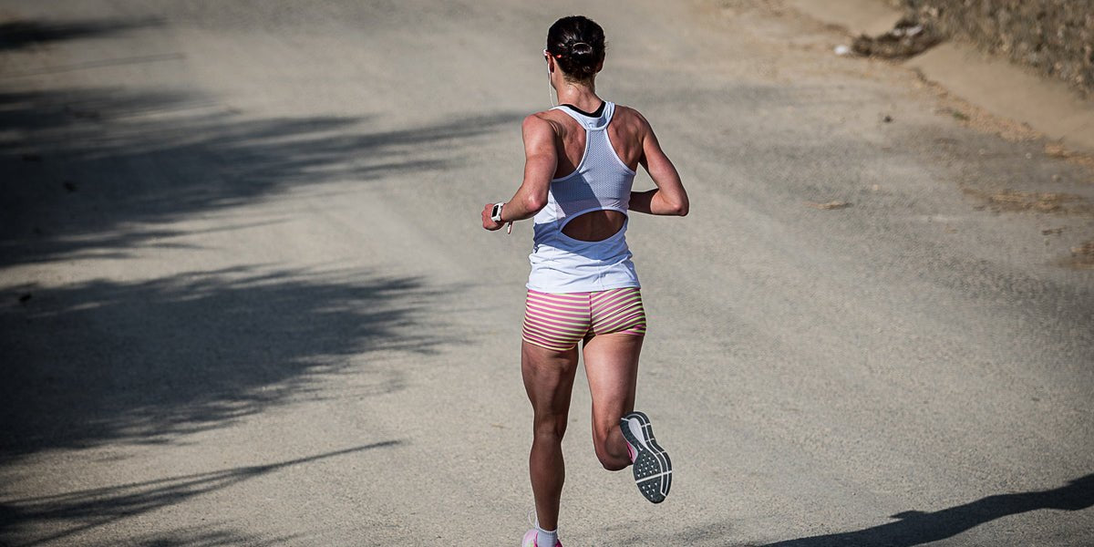 Running vigorous exercise