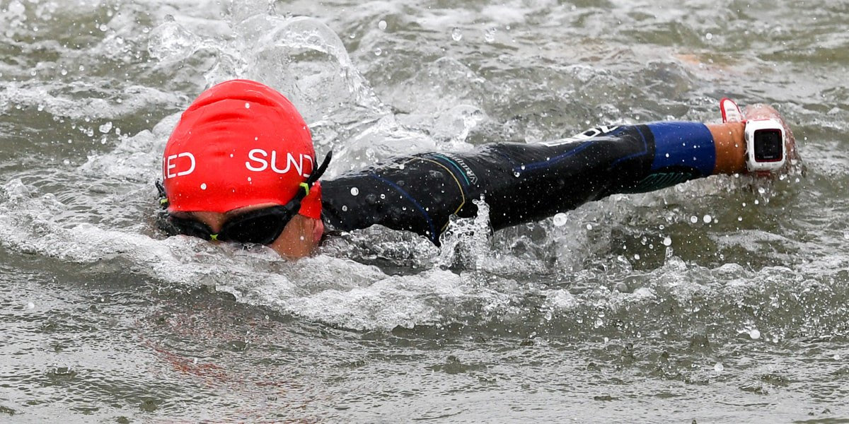 Sundried swim cap swimming goggles triathlon open water