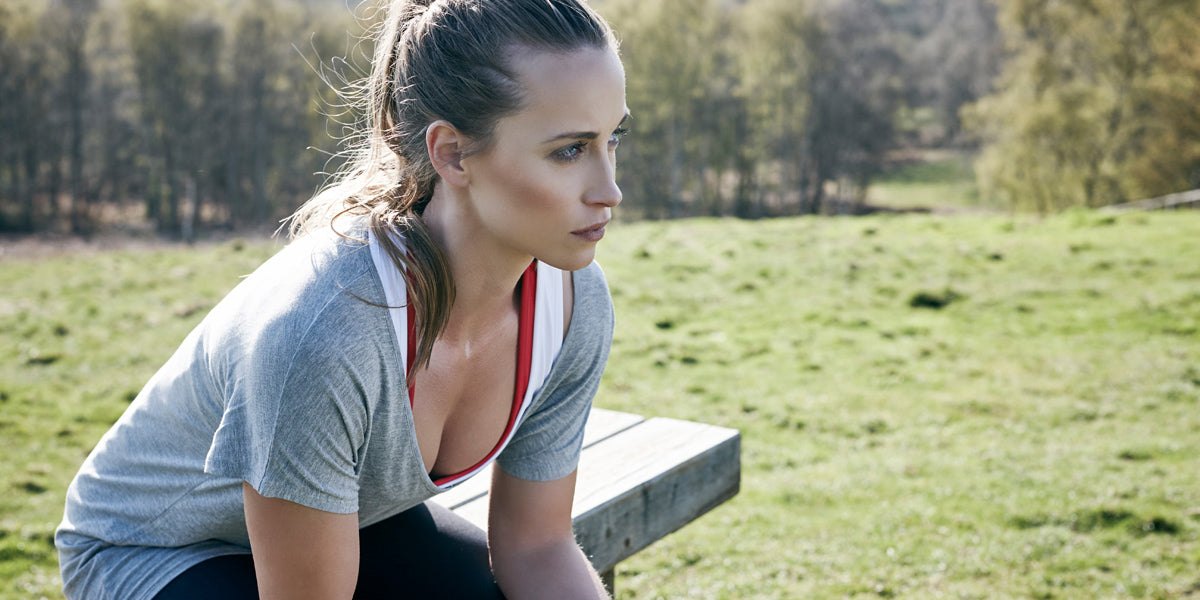 Female Athlete wearing Sundried Activewear Recycled Training Top