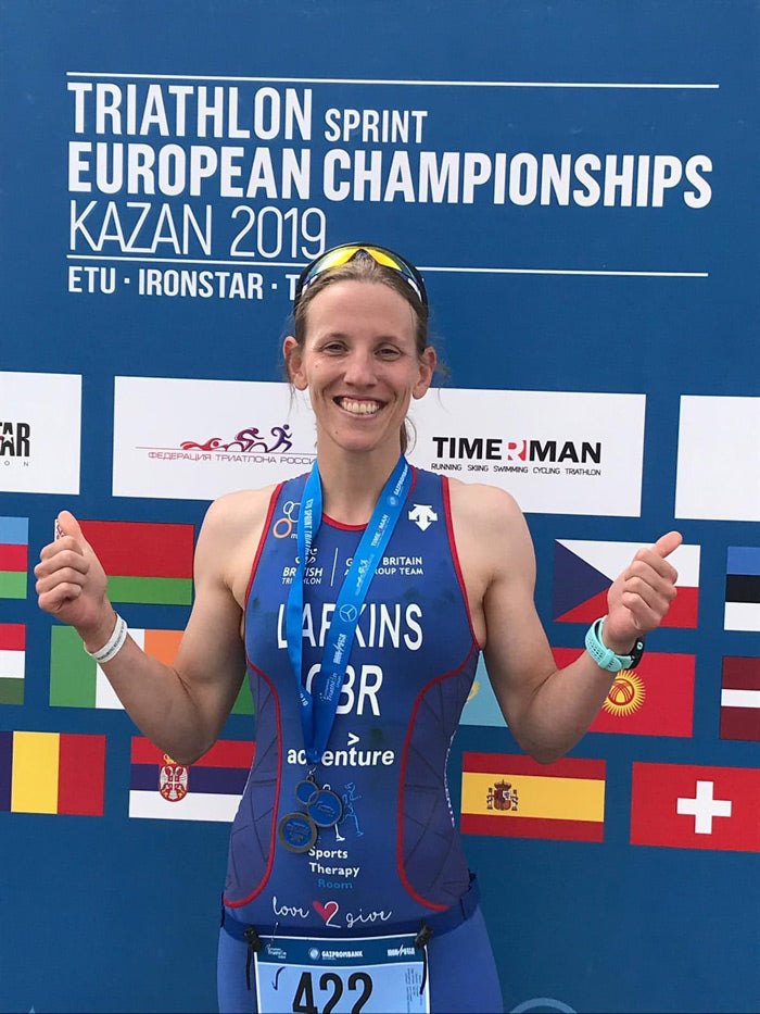 Sundried ambassador European Sprint Triathlon Championships 2019
