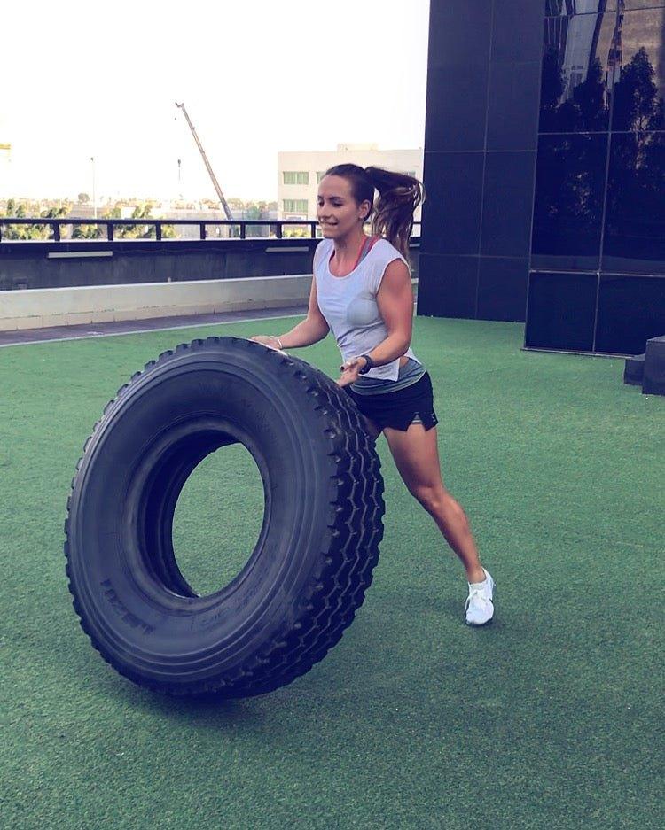 strong woman training fitness workout