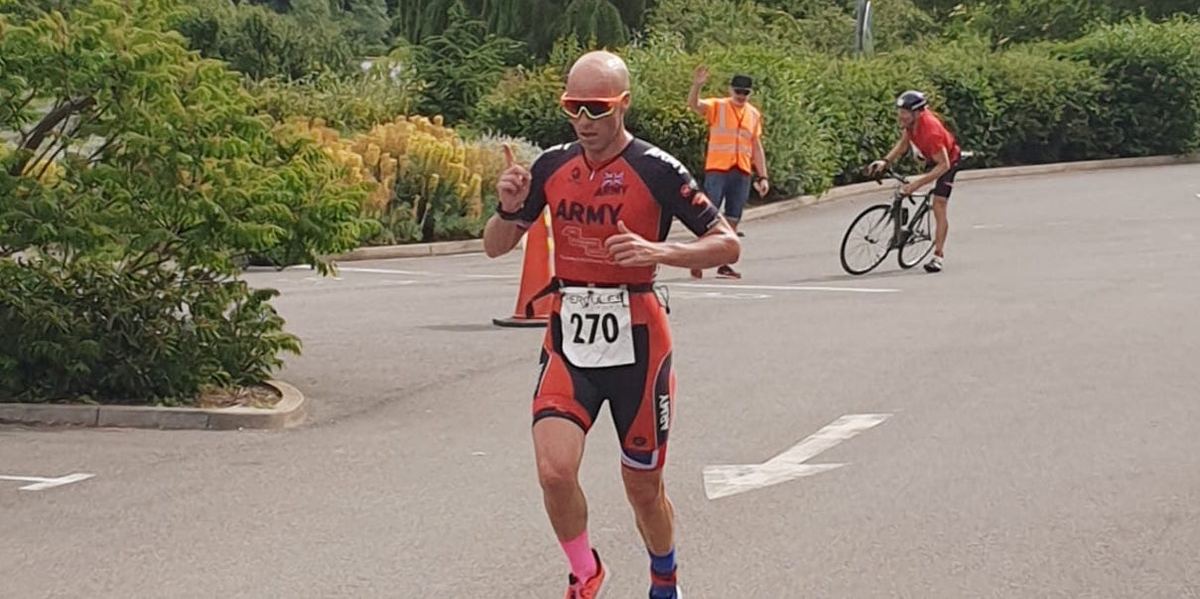 Sundried triathlete ambassador running trisuit