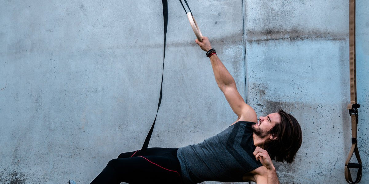 Gym rings workout strength crossfit gymnastic rings