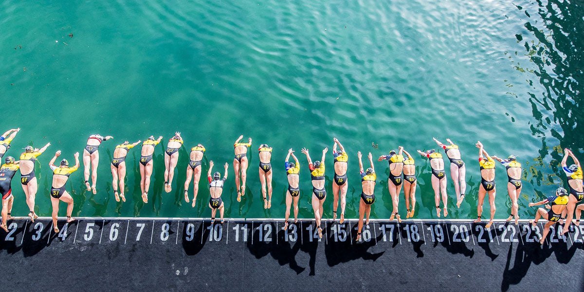 Super League Triathlon swim race what it is Sundried