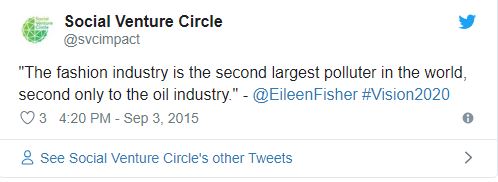 sustainable fashion pollutant facts stats