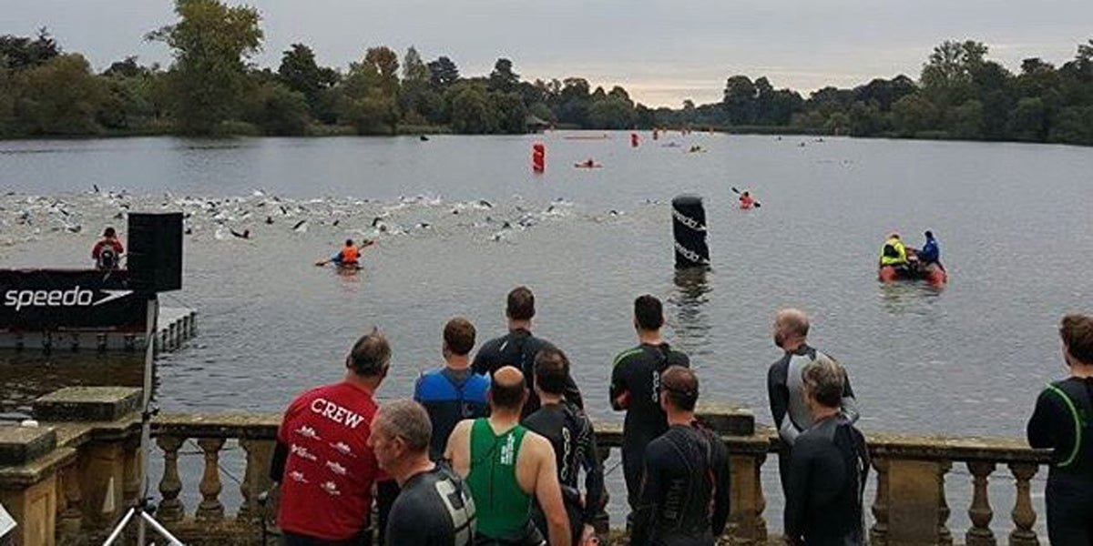 Hever Castle Triathlon Swimming Race