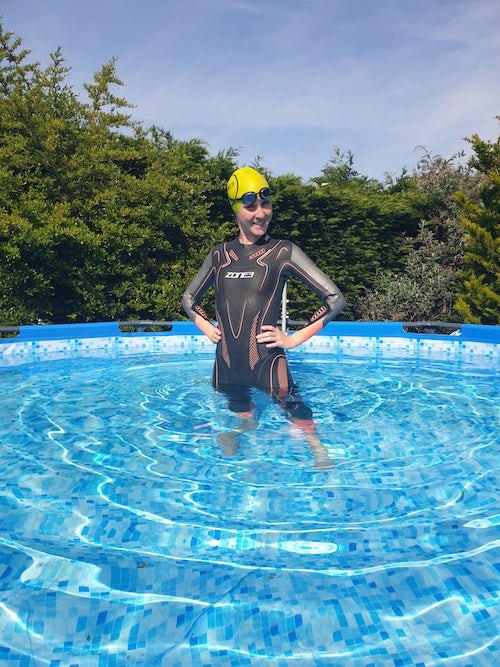 swimming pool home workout training triathlon