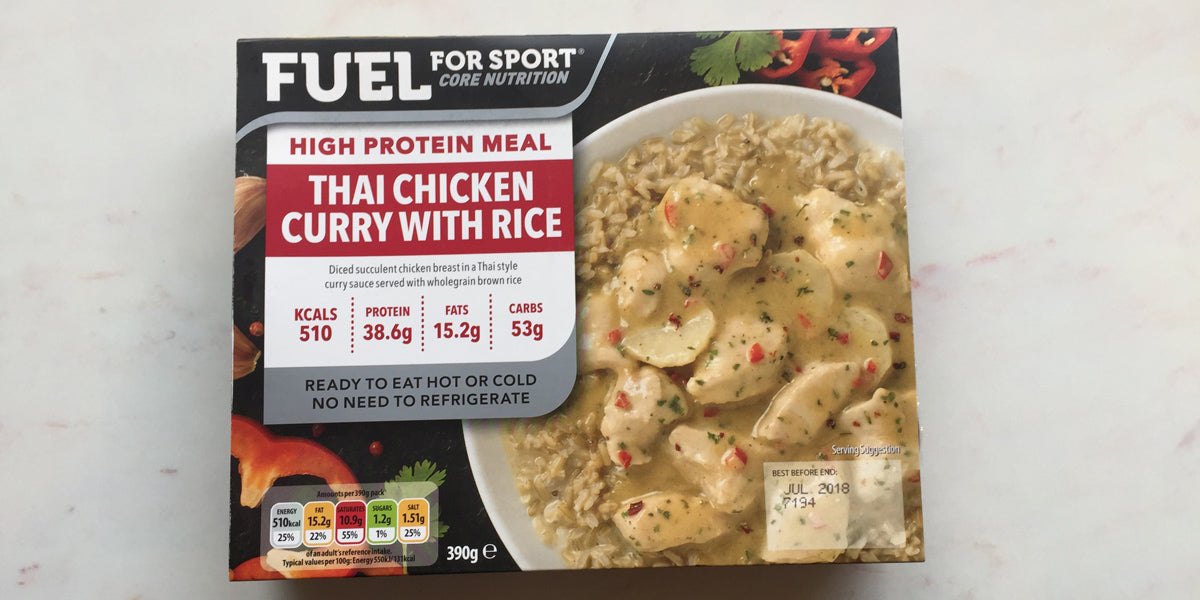 thai chicken curry healthy meal personal trainer bodybuilding