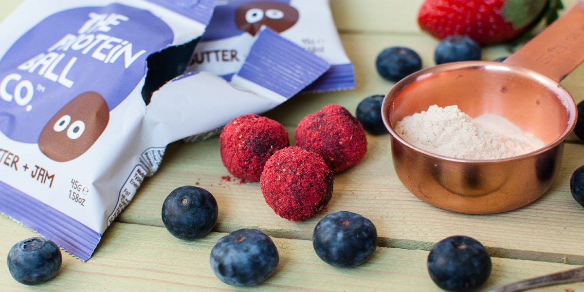 Delicious healthy snack protein balls